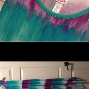 Jusitce tie dye maxi dress size 12